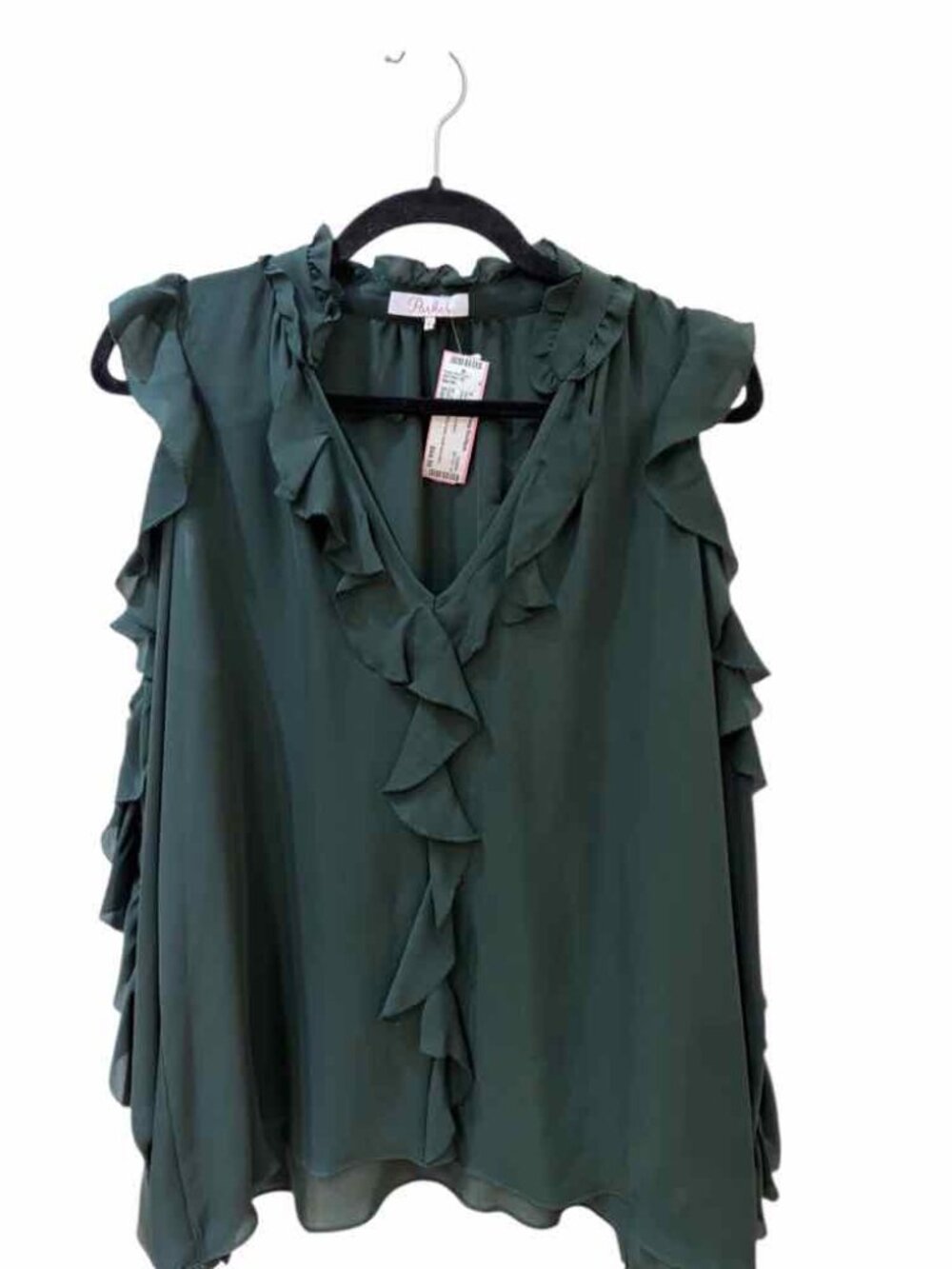 Parker Green Size M Blouse